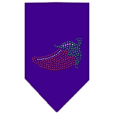 UNCONDITIONAL LOVE Chili Pepper Rhinestone Bandana Purple Small UN852104